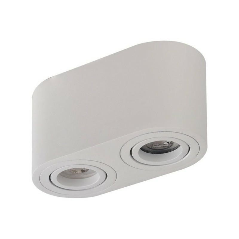 AZZARDO lampa sufitowa / plafon BRANT 2   biała