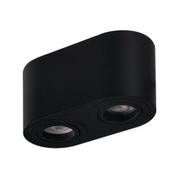 AZZARDO lampa sufitowa / plafon BRANT 2   czarna