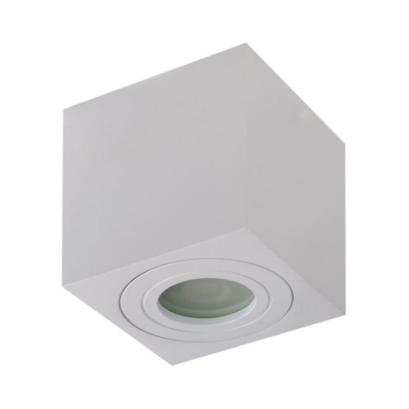 AZZARDO lampa sufitowa / plafon BRANT     SQUARE IP44 biała