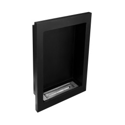 Biokominek wiszący Vertical czarny strukturalny mat