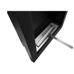 Biokominek wiszący Vertical czarny strukturalny mat