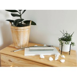 Biokominek Stainless Biały Połysk