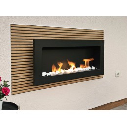Biokominek 900x400 Czarny Strukturalny