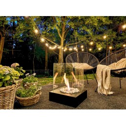 Biokominek wolnostojący  Sunset Garden Czarny