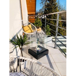 Biokominek wolnostojący  Sunset Garden Czarny