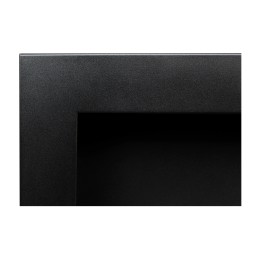 Biokominek 900x400 SLIM Czarny strukturalny z szybą