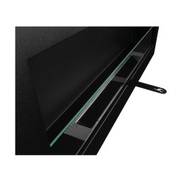 Biokominek Box 900x400 czarny z szybą