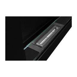 BIOKOMINEK BOX 650X400 czarny z szybą