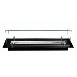 WKŁAD DO ZABUDOWY 65CM CZARNY Z SZYBAMI