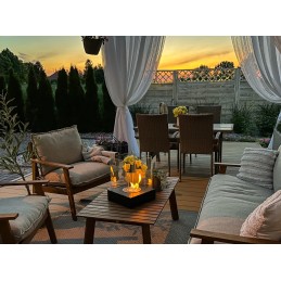 Sunset Garden Mini czarny strukturalny