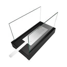 Biokominek Glow czarny mat