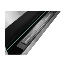 Biokominek wiszący z szybą 900x400 Inox