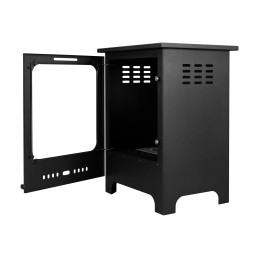 Biokominek Koza Mini czarny mat z szybą