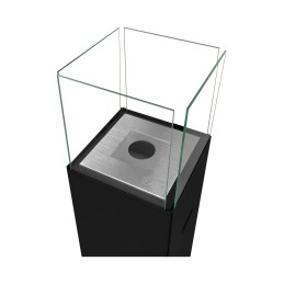 Biokominek wolnostojący PATIO - BESTIA czarny mat