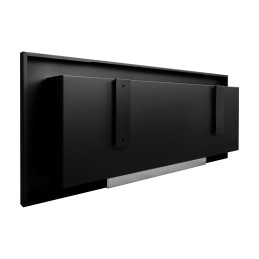 Biokominek 900x400 z szybą Czarny Strukturalny