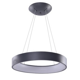 AZZARDO lampa wisząca SOLVENT R 110 CCT   SMART z pilotem szara