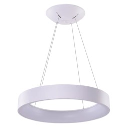 AZZARDO lampa wisząca SOLVENT R 110 CCT   SMART z pilotem biała