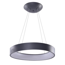AZZARDO lampa wisząca SOLVENT R 80 CCT    SMART z pilotem szara