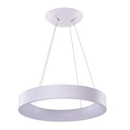 AZZARDO lampa wisząca SOLVENT R 80 CCT    SMART z pilotem biała