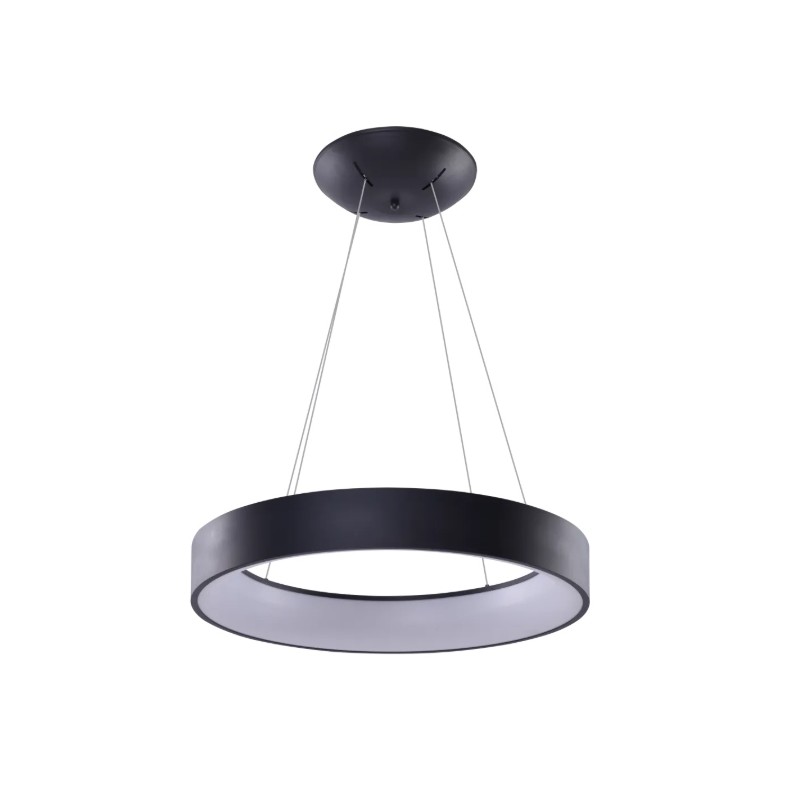 AZZARDO lampa wisząca SOLVENT R 80 CCT    SMART z pilotem czarna