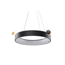 AZZARDO lampa wisząca SOLVENT R 80 CCT    SMART z pilotem czarna