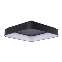 AZZARDO lampa sufitowa / plafon SOLVENT   S TOP 110 CCT SMART z pilotem czarna