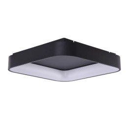 AZZARDO lampa sufitowa / plafon SOLVENT   S TOP 60 CCT SMART z pilotem czarna