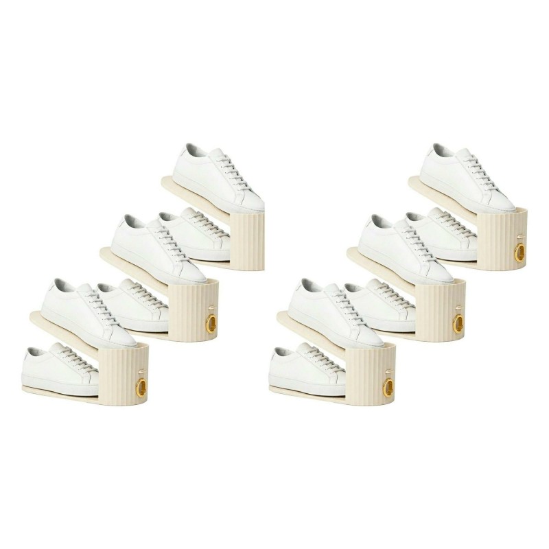 Zestaw 6 wkładek do szafy na buty SHP     EASY beżowy