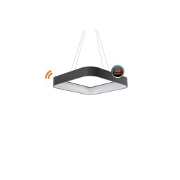 AZZARDO lampa wisząca SOLVENT S 60 CCT    SMART z pilotem szara