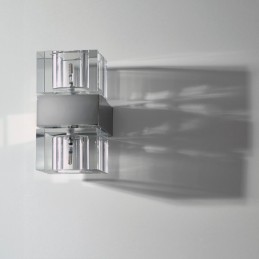 AZZARDO lampa ścienna BOX 2               transparentna