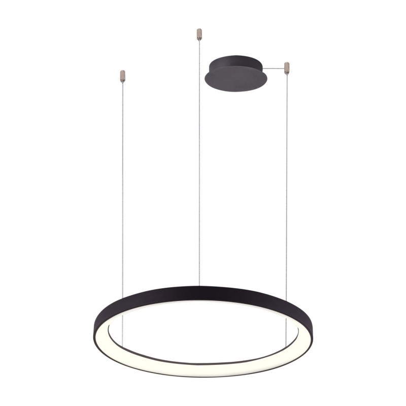 AZZARDO lampa wisząca AGNES 58 DIMM CCT   SWITCH czarna