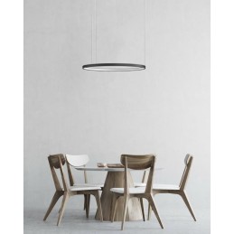 AZZARDO lampa wisząca AGNES 58 DIMM CCT   SWITCH czarna
