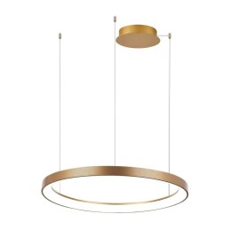 AZZARDO lampa wisząca AGNES 58 DIMM CCT   SWITCH złota