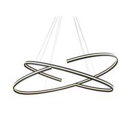 AZZARDO lampa wisząca ALESSIA XL czarna