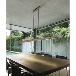 AZZARDO lampa wisząca ALBERO WOOD         drewniana