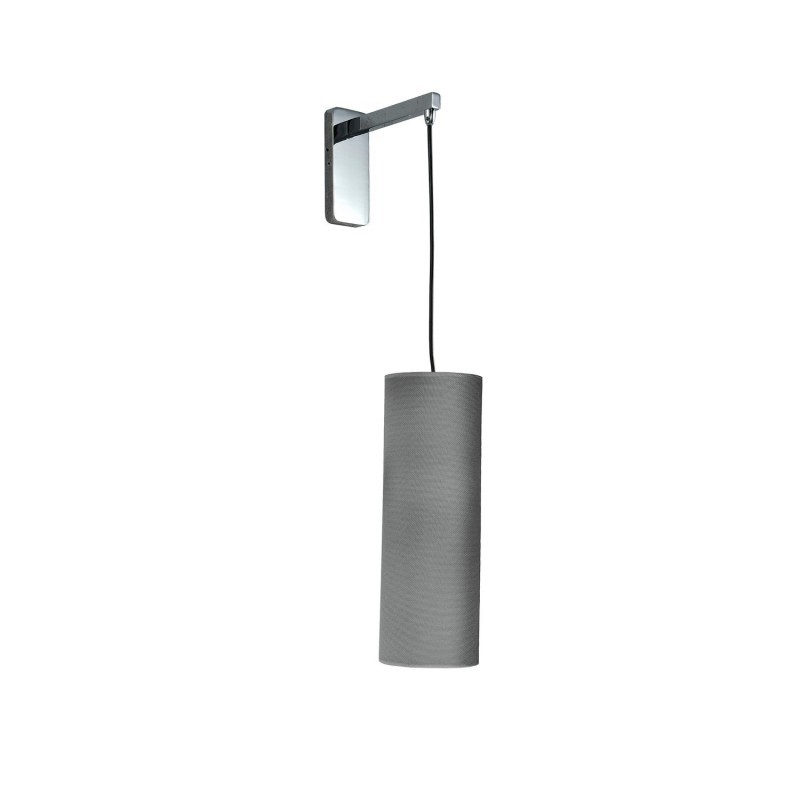 AZZARDO lampa ścienna ALMERIA szara
