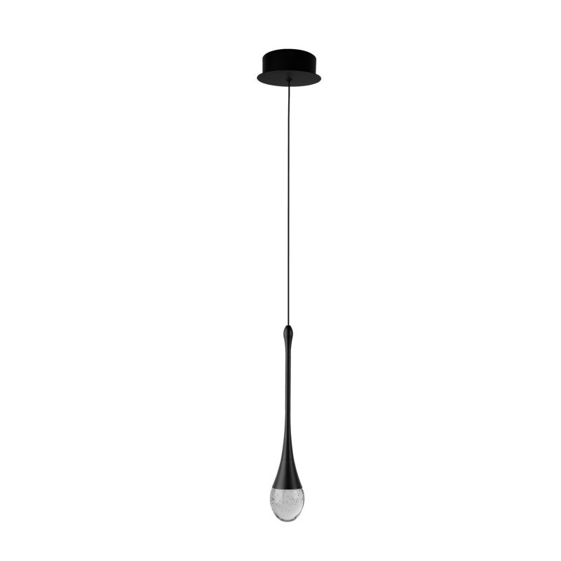 AZZARDO lampa wisząca DALMA 1 czarna