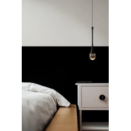 AZZARDO lampa wisząca DALMA 1 czarna
