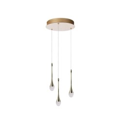 AZZARDO lampa wisząca DALMA 3 ROUND       złota