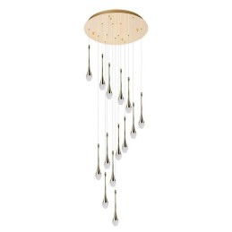 AZZARDO lampa wisząca DALMA 14 ROUND      złota