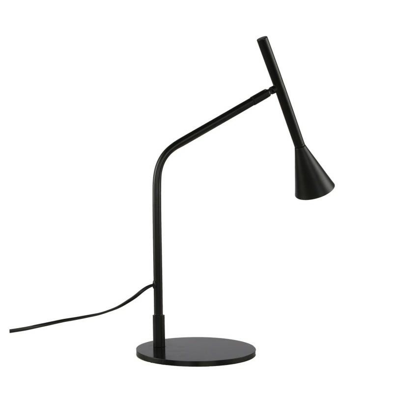 AZZARDO lampa biurkowa  CYGNUS czarna