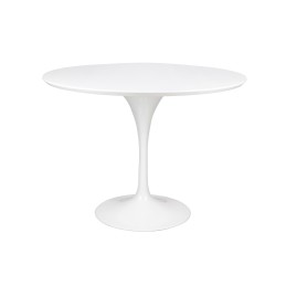 Stół TULIP PREMIUM 100 biały  - MDF, metal
