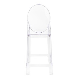 Krzesło barowe VICTORIA 65 cm transparentne