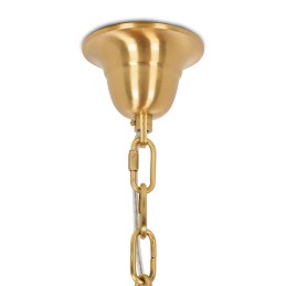 MOOSEE lampa wisząca TIFFANY 135 różowa   mosiądz / naturalne pióra