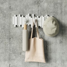 UMBRA wieszak na ubrania STICKS 5 biały