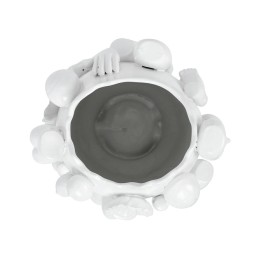KARE wazon dekoracyjny BODY PARTS 25 cm   biały
