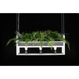 MOOSEE lampa wisząca / kwietnik SEMIRA    100 INDUSTRIAL biała
