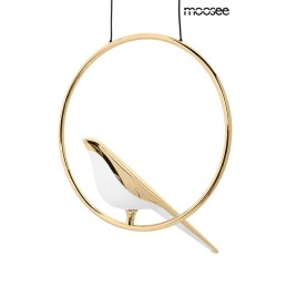 MOOSEE lampa wisząca BIRD DISC złota