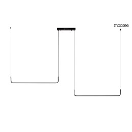 MOOSEE lampa wisząca SHAPE DUO 120 czarna
