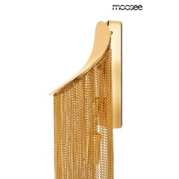 MOOSEE lampa ścienna LAMBADA łańcuszki złota
